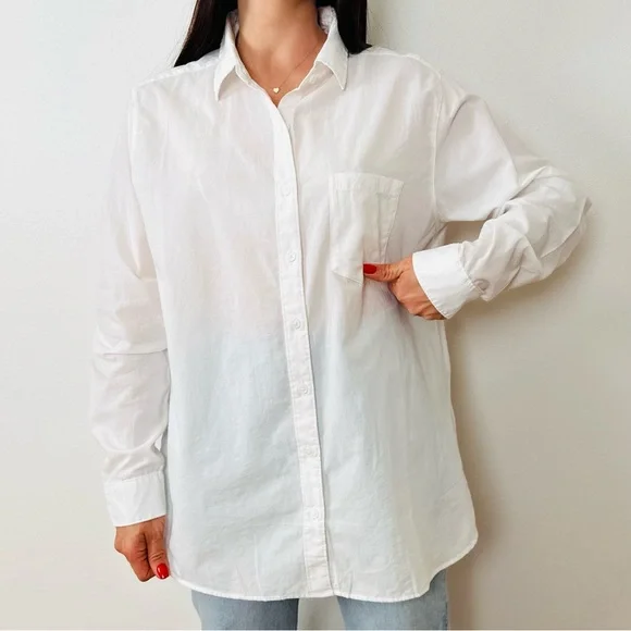 New Outerknown button down shirt oversized boho - Picture 7 of 13